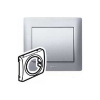 Лицевая панель для выключателей круглых / кнопочных / со шнурком Legrand Galea Life Алюминий