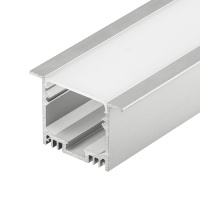 Профиль с экраном SL-LINIA49-F-2500 ANOD+OPAL прямоугольный Arlight