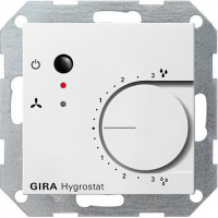 Гидростат электронный 230V Gira System-55 E22 Белый глянец