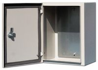 Шкаф металлический навесной с монтажной панелью 650x500x220мм, IP54 DEKraft ЩРНМ-3-IP54-M