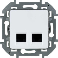 Розетка информационная RJ 45 - категория 6 - UTP IEK Inspiria Белый