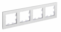 Рамка 4-постовая мрамор Schneider Electric AtlasDesign Nature Крем Роял