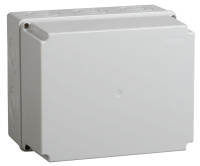 Коробка распаячная о/п (монт.плата, 5 кабельных вводов) 240х195х165мм, IP55 / серый IEK КМ41344