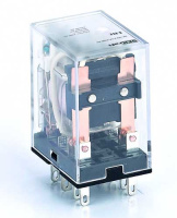 Реле промежуточное 2 конт. с LED инд. 5А 220В DC DEKraft ПР-102