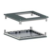 Крыша с фланцем и основание для IT корпусов CQE 800 x 1000 RAL7011 DKC