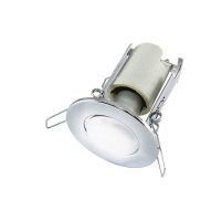 Светильник встраиваемый неповоротный, круг 60W, E14/R50, штамп.сталь / хром TDM СВ 01-03