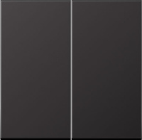 Клавиша 2-ая Jung Алюминий Dark