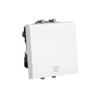 Кнопка одноклавишная модульная, "Avanti", "Белое облако", 2 модуля DKC