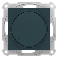 Светорегулятор (диммер) поворотно-нажимной 630Вт механизм Schneider Electric AtlasDesign Изумруд