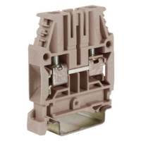 Проходной зажим серый 6 кв.мм DKC CBC.6GR