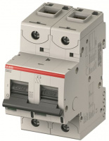 Автоматический выключатель 2P 63A (D) 25kA ABB S802C