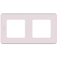 Рамка декоративная универсальная, 2 поста, Legrand Inspiria Розовый
