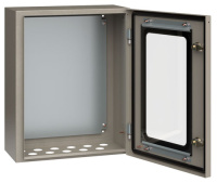 Корпус металлический ЩМП-2-0 У2 IP54 с прозрач. дверцей  IEK