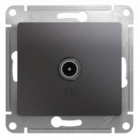 Розетка TV механизм Systeme Electric Glossa Графит