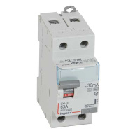 Устройство защитного отключения 2P 63A тип Hpi 30mA Legrand DX3-ID