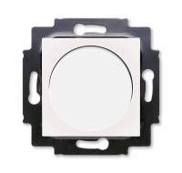 Светорегулятор поворотно-нажимной 60-600 Вт R жемчуг / ледяной ABB Levit M