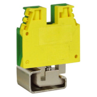TEC.10/D, зажим для заземления желт.зелен 10 кв.мм DKC
