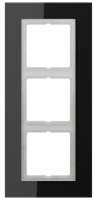 Рамка 3-постовая Jung LS plus Черный