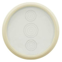 Накладка светорегулятора сенсорного / стекло белая глина (OLD) Legrand Celiane Слоновая кость