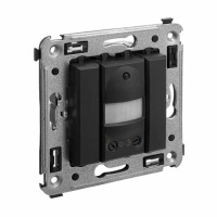 Датчик движения в стену DKC Avanti Черный матовый