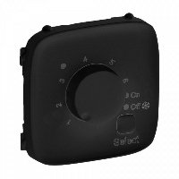 Накладка регулятора теплых полов Legrand Valena Allure Антрацит