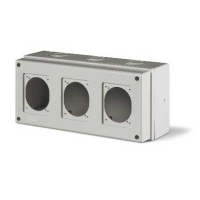 Корпус на 3 поста с основанием 70х87 мм. Тип M150 DKC
