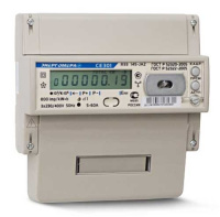 Счетчик 3Ф 4Т min 5A/ max 60A 230В/400В класс 1 D ЖКИ RS485 оптопорт Энергомера CE301 R33 145-JAZ Счетчик 3Ф 4Т min 5A/ max 60A 230В/400В класс 1 D ЖКИ RS485 оптопорт Энергомера CE301 R33 145-JAZ
