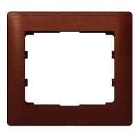 Рамка 1-постовая Legrand Galea Life Махагон/Mahogany