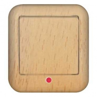 Выключатель 1-клавишный с индикацией 10A изолир. плата накладной в сборе (DIY) Wessen Прима Бук