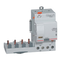 Дифференциальный блок DX3 - тип Hpi - 300 мА - селективный - 4П - 400 В~ - 63 А - 3 модуля Legrand