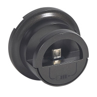 CelianeЛицевая панель розетки-зарядки USB с подставкой для смартфонаГрафит Legrand