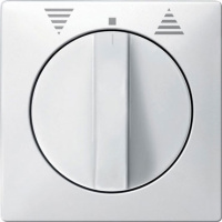 Накладка выключателя кнопочного с фиксатором положения для жалюзи/рольставней Merten System Design Белый