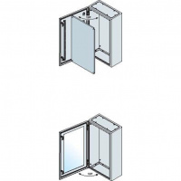 Шкаф с прозрачной дверью 600x400x250мм, с монтажной платой ABB SR2