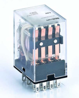 Реле промежуточное 4 конт. с LED инд. 3А 24В AC DEKraft ПР-102