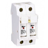 Держатель предохр. типа C10 со светодиодной и DEKraft