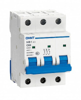 Автоматический выключатель NB1-63 3P 3A 6кА (D) CHINT
