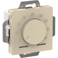 Термостат электронный теплого пола с датчиком от +5 до +45°C 10A Schneider Electric AtlasDesign Бежевый