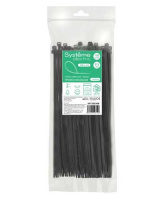 Systeme Electric Стяжка кабельная нейлоновая 300х3.6 Чёрная (100шт) в пакете с замком ЗИП-ЛОК