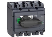 Выключатель-разъединитель, монтаж на плате 4P / с чёрной рукояткой Schneder Electrc nterpact NS250-160A