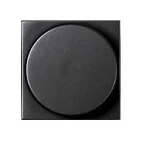 Светорегулятор поворотный 60-400 Вт универсальный 2 мод ABB NIE Zenit Антрацит N2260.2 AN