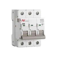 Выключатель автоматический AV-10 3P 50A (D) 10kA EKF AVERES