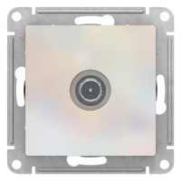 Розетка TV оконечная 1DB механизм Schneider Electric AtlasDesign Жемчуг