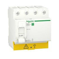 Устройство защитного отключения 4P 63A тип A 30mA Schneider Electric Resi9