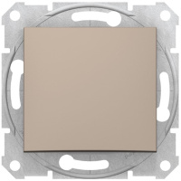 Переключатель 1-клавишный 10A Schneider Electric Sedna Титан