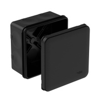 Systeme Electric MultiBox Коробка распределительная с мембранными вводами IP66 85х85х42 Черная (со стикером) под пистолет
