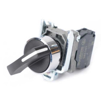 Systeme Electric Переключатель SB4 в сборе модульный 22мм 2 позиции с фиксацией ручка 1НО