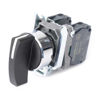 Systeme Electric Переключатель SB4 в сборе модульный 22мм 3 позиции с фиксацией ручка 2НО