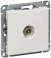 Розетка TV оконечная Wessen 59 Белый