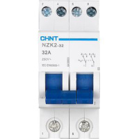 Модульный переключатель NZK2-32 2P 32А 2 положения CHINT