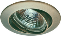 Светильник встраиваемый поворотный 50Вт GU5,3 Состаренная бронза IMEX